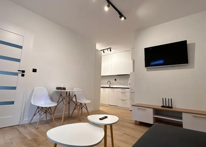 Nowoczesny apartament z ogrodem
